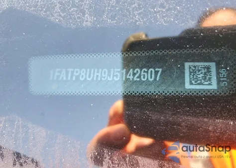 2018 Ford Mustang z USA, uszkodzony, nr VIN 1FATP8UH9J5142607